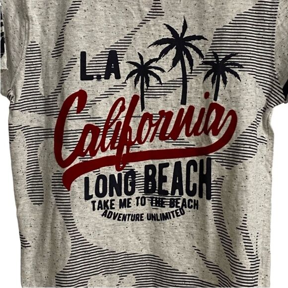 DNMX L.A. California Long Beach T-Shirt Kids Size 11-12 yrs Surf Short Sleeve - Picture 4 of 10